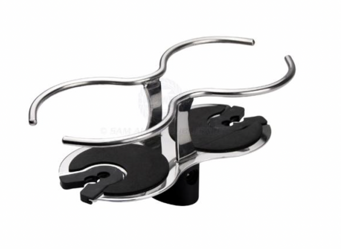 Cup / Wine Glass Holder S/S Surface Mount - Bosuns Boat