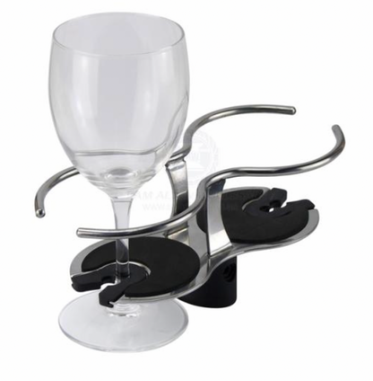 Cup / Wine Glass Holder S/S Surface Mount - Bosuns Boat