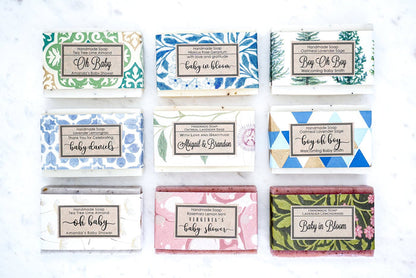 Custom Soap Favors for Shower - Little Flower Soap Co