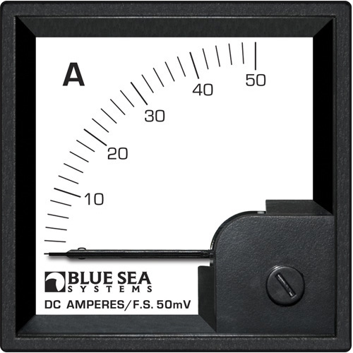 DC DIN Ammeter 0n50A w/ Shunt - Bosuns Boat