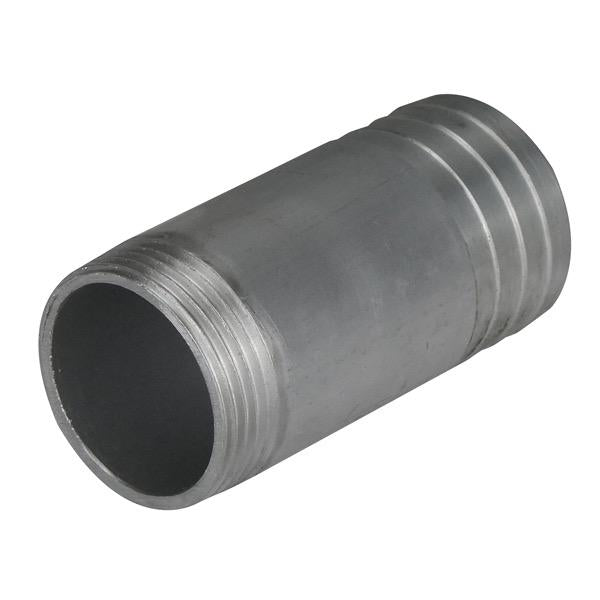 Deck Filler Alloy Hose Tail - Length: 75mm