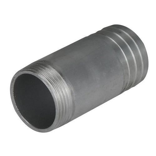 Deck Filler Alloy Hose Tail - Length: 75mm