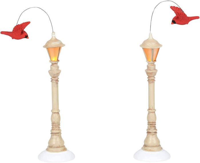 Dept 56 Village Cardinal Street Lights   #6005534   Free Shipping