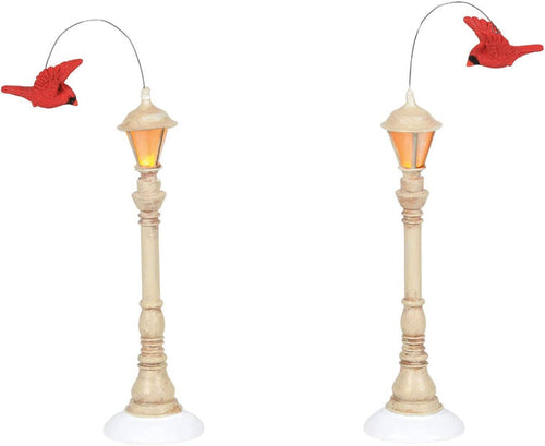 Dept 56 Village Cardinal Street Lights   #6005534   Free Shipping