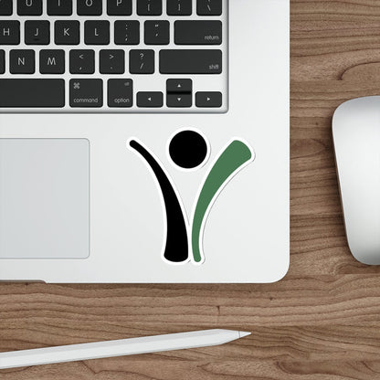 Die-Cut Sticker - Living with Purpose Green Man