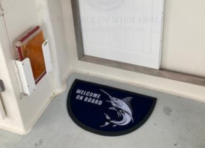 Doormat Marlin 40cm x 68cm Semi-Circle