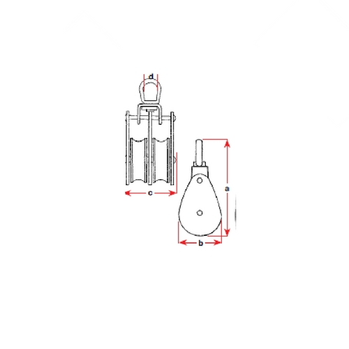 Double Block - Stainless Steel - Bosuns Boat