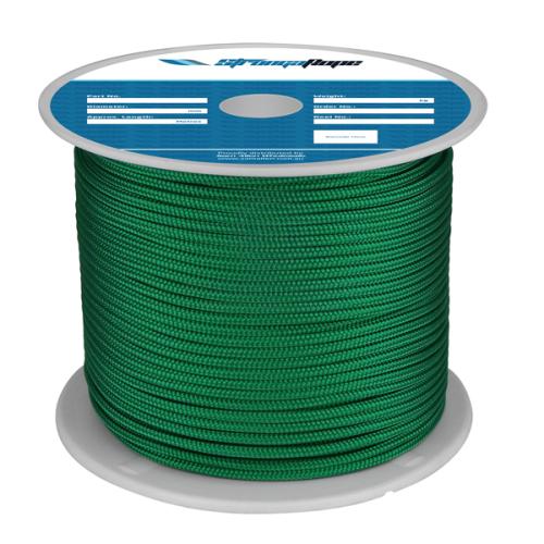 DOUBLE BRAID 10MMX100M SOLID GREEN