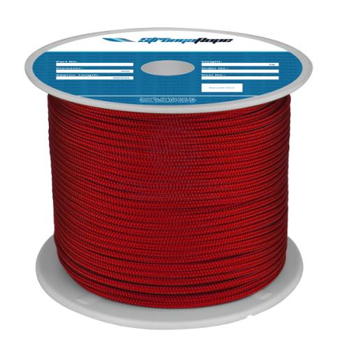DOUBLE BRAID 8MM X 200M SOLID RED