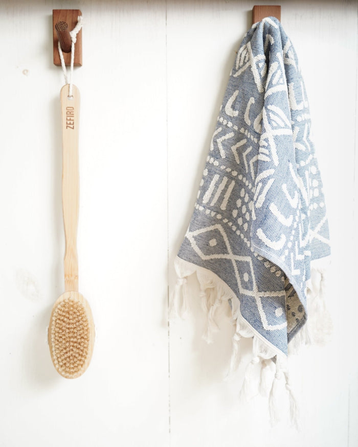 Dry/Wet Long Handle Body Brush - Little Flower Soap Co