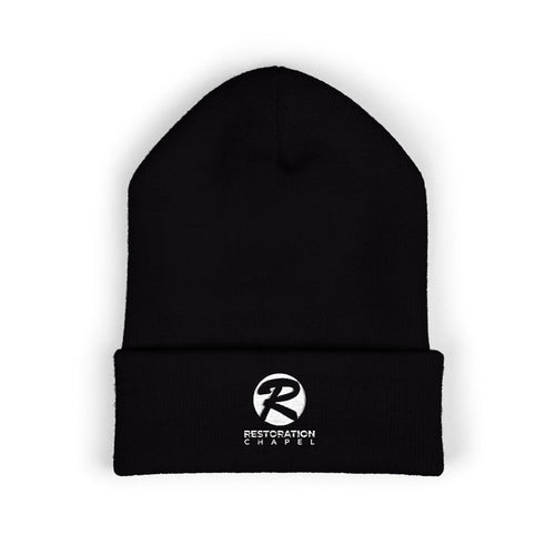 Embroidered Cuffed Beanie - Restoration Chapel