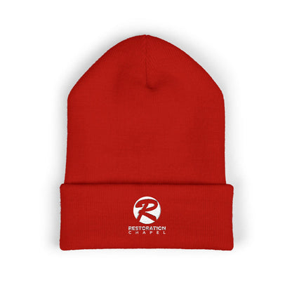 Embroidered Cuffed Beanie - Restoration Chapel