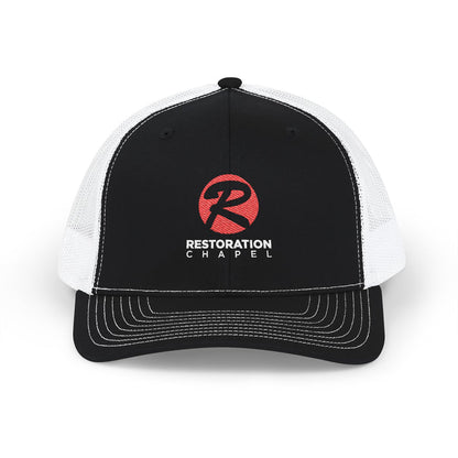 Embroidered Trucker Cap — Restoration Chapel