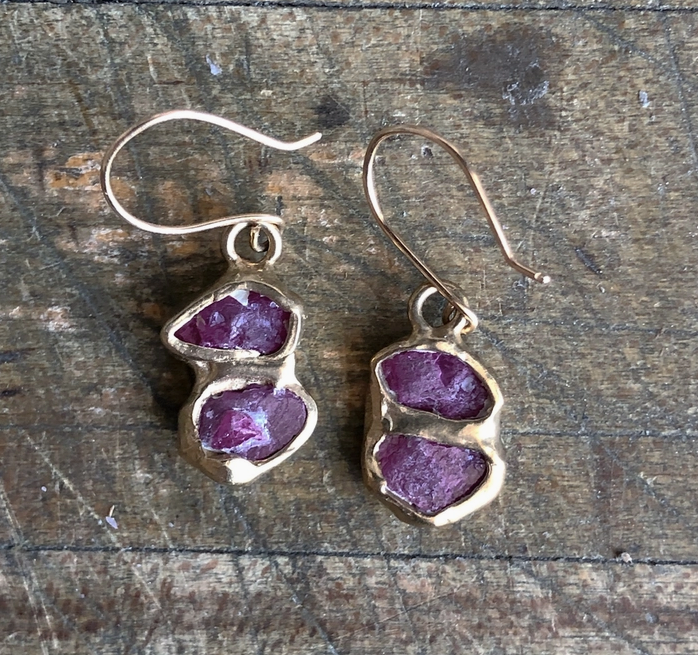 Emilie Shapiro Sea Star Ruby Earring