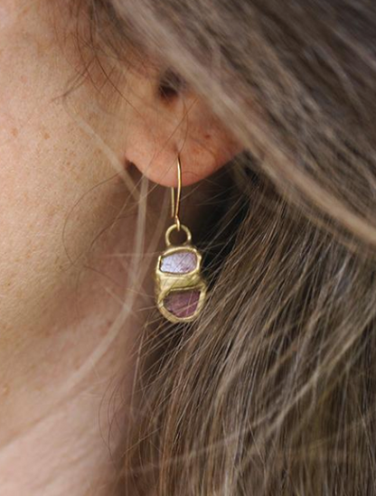 Emilie Shapiro Sea Star Ruby Earring