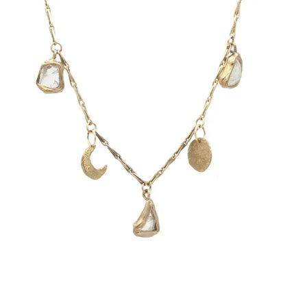 Emilie Shapiro Wax And Wane Moon Necklace