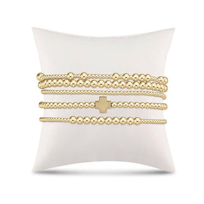 Enewton Beaded Bliss Gold Bracelet - 4mm