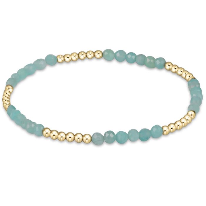 Enewton Blissful Pattern 2.5mm Bead Gemstone Bracelet (3 Styles)
