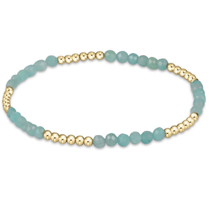 Enewton Blissful Pattern 2.5mm Bead Gemstone Bracelet (3 Styles)