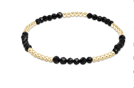 Enewton Blissful Pattern 2.5mm Bead Gemstone Bracelet (3 Styles)