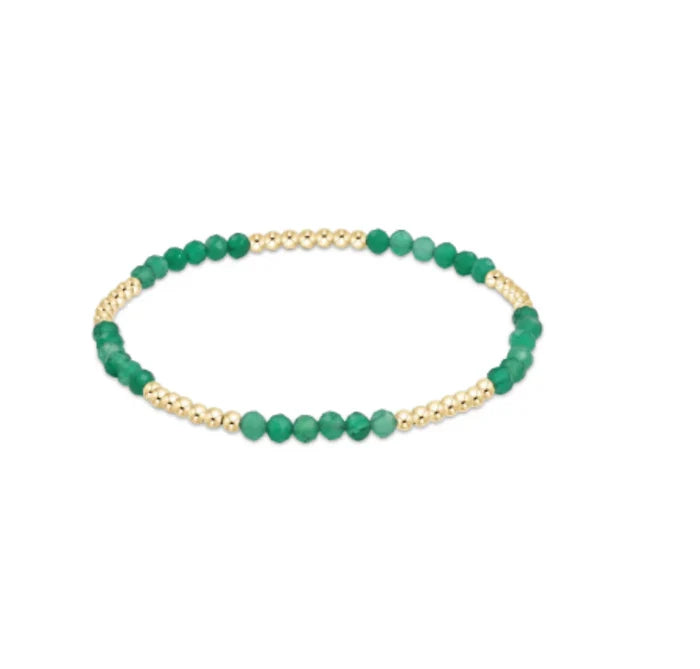 Enewton Blissful Pattern 2.5mm Bead Gemstone Bracelet (3 Styles)