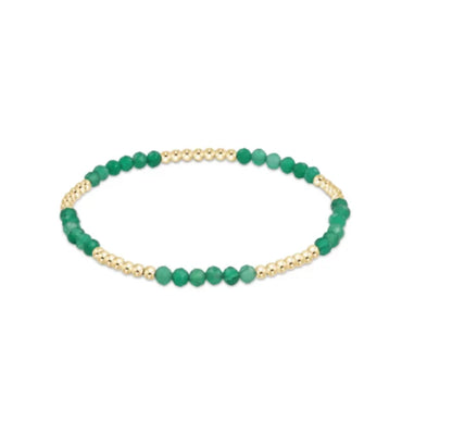 Enewton Blissful Pattern 2.5mm Bead Gemstone Bracelet (3 Styles)