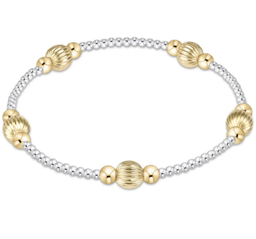 Enewton Purpose Dignity 6mm Mixed Metal Bead Bracelet