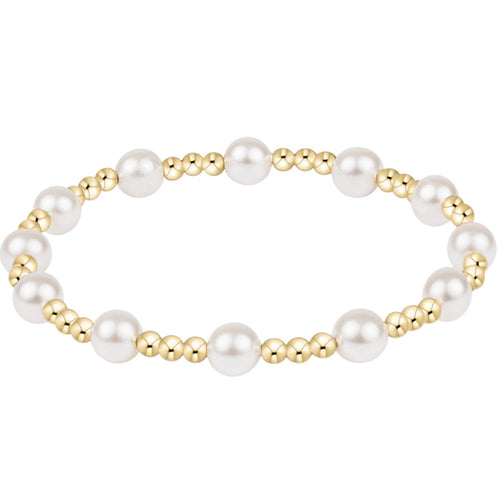Enewton Sincerity Pattern Pearl Bead Bracelet - 6mm