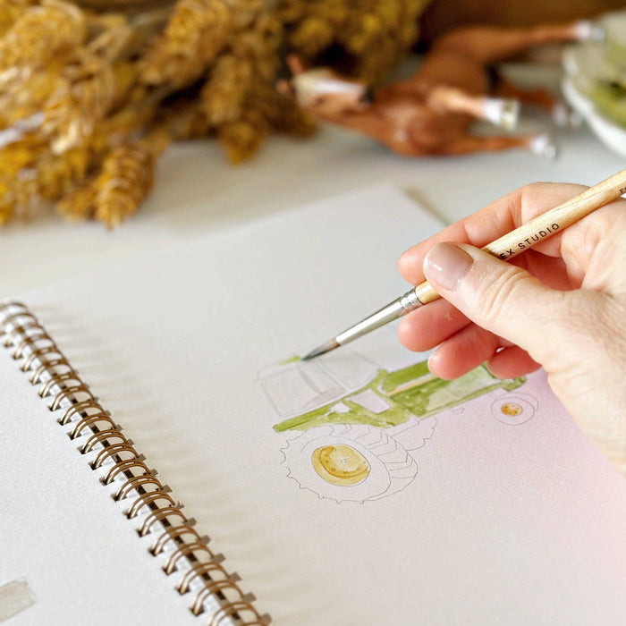 Farm Watercolor Workbook - Genuine - Little Flower Soap Co