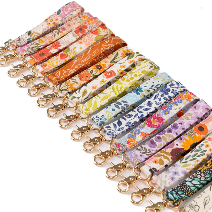 Floral Wristlet Keychain, 7 Styles