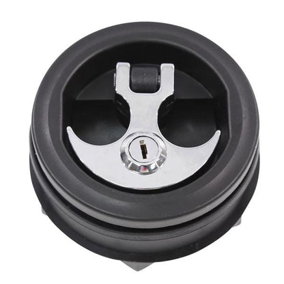 Flush Round Latch Chrome T- Handle / Lock