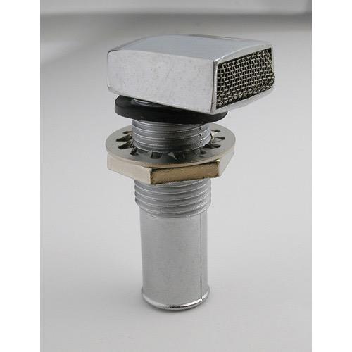 Fuel Tank Breather - Chrome - Plated Zinc Alloy