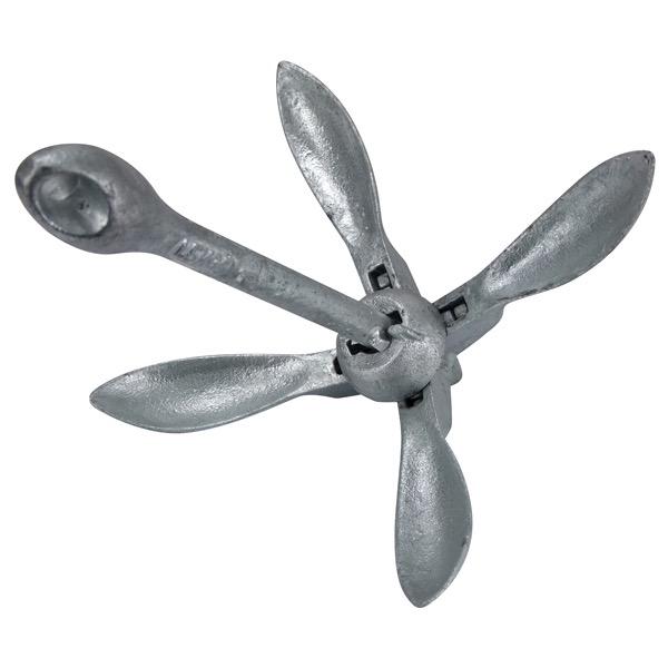 Galvanised Folding Grapnel Anchor Kit