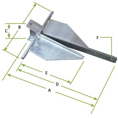 Galvanised Sand Anchor