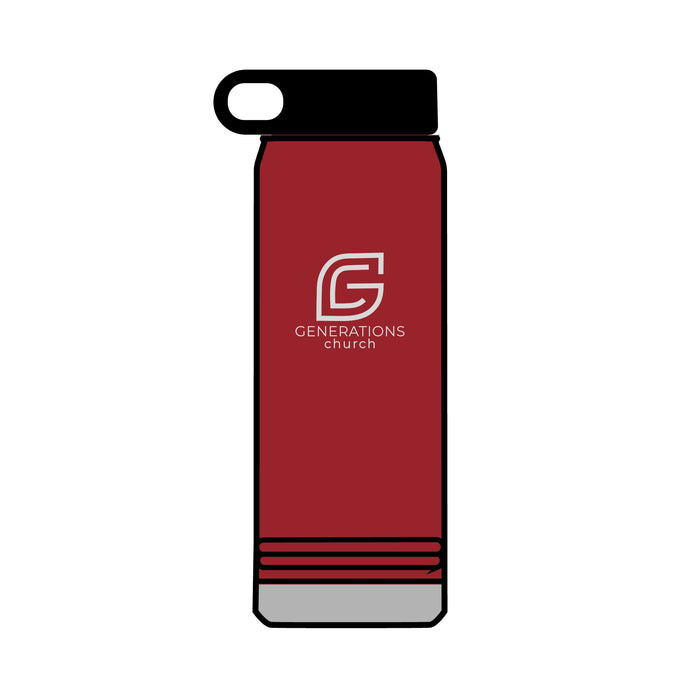 Generations Church - 32oz Water Bottle Tumbler