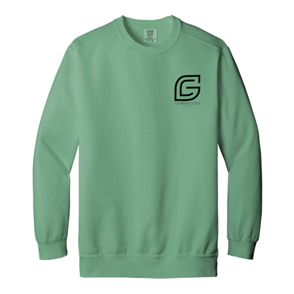 Generations Church Garment-Dyed Sweatshirt / Light Green / S