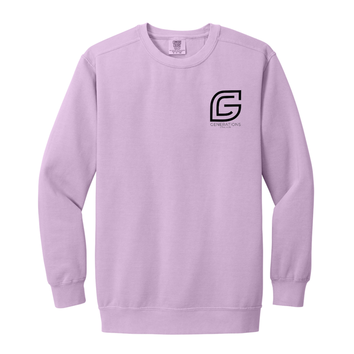 Generations Church Garment-Dyed Sweatshirt / Orchid / S