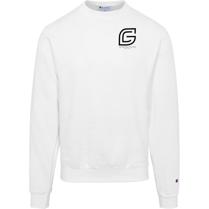 Generations Church Powerblend Crewneck Sweatshirt / White / S
