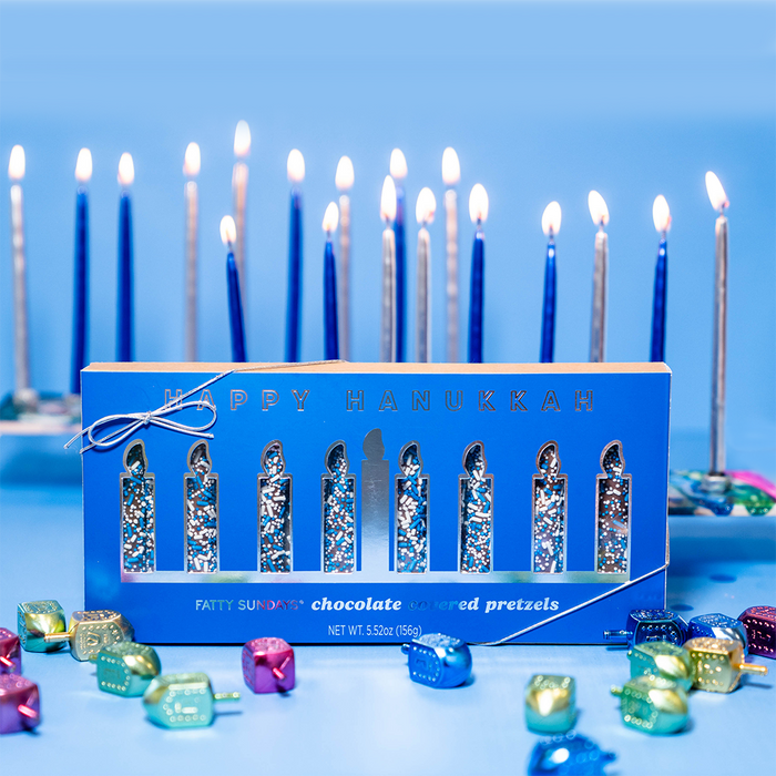 Hanukkah Chocolate Covered Pretzel Gift Set