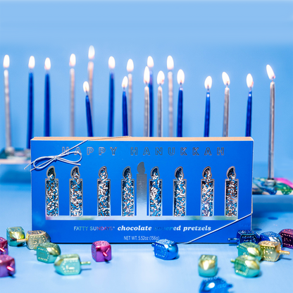 Hanukkah Chocolate Covered Pretzel Gift Set