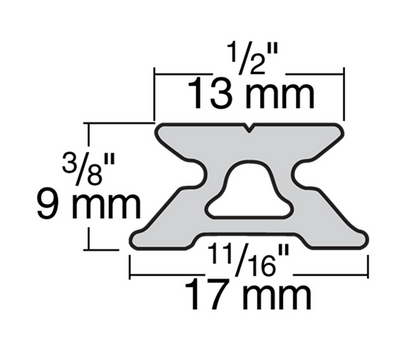HARKEN 13mm Low-Beam Track — .6 m