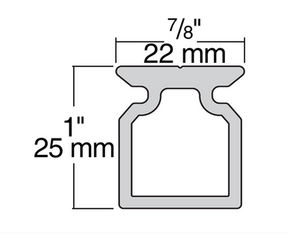 HARKEN 22mm High-Beam Track — 1 m