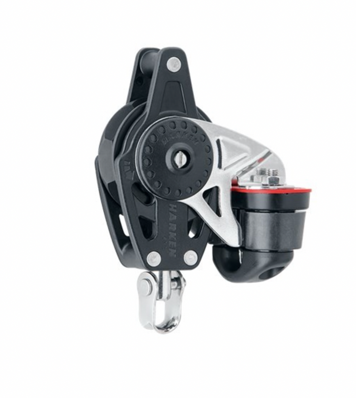 HARKEN 40mm Ratchet Block — Swivel, Becket, Cam Cleat