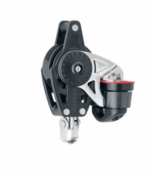 HARKEN 40mm Ratchet Block — Swivel, Becket, Cam Cleat