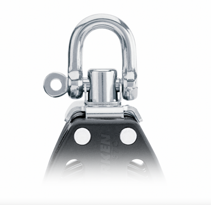 HARKEN 40mm Triple Block — Swivel, Cam Cleat