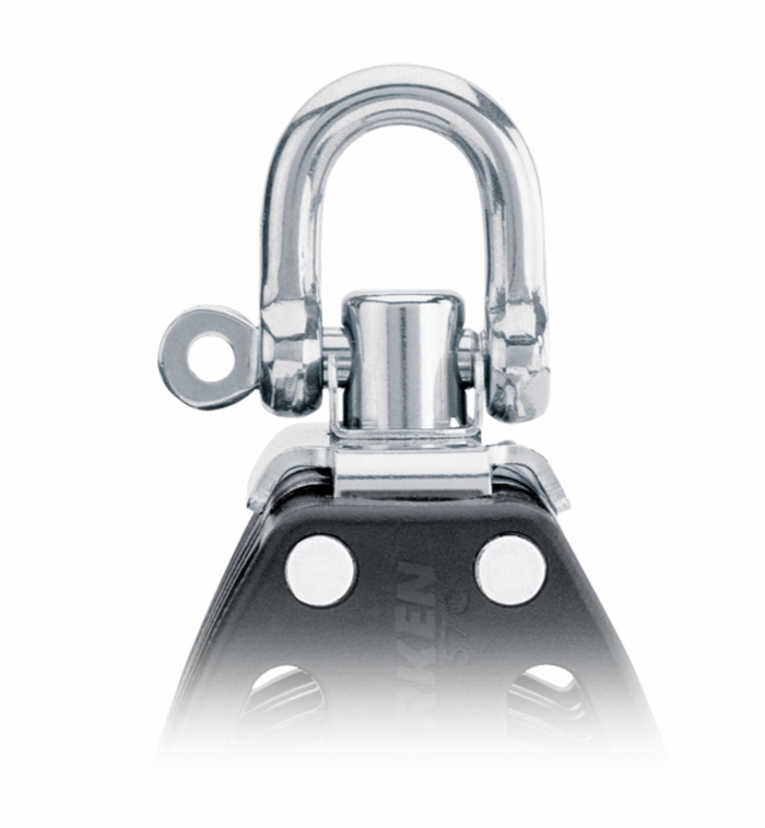 HARKEN 57mm Double Block — Swivel, Becket