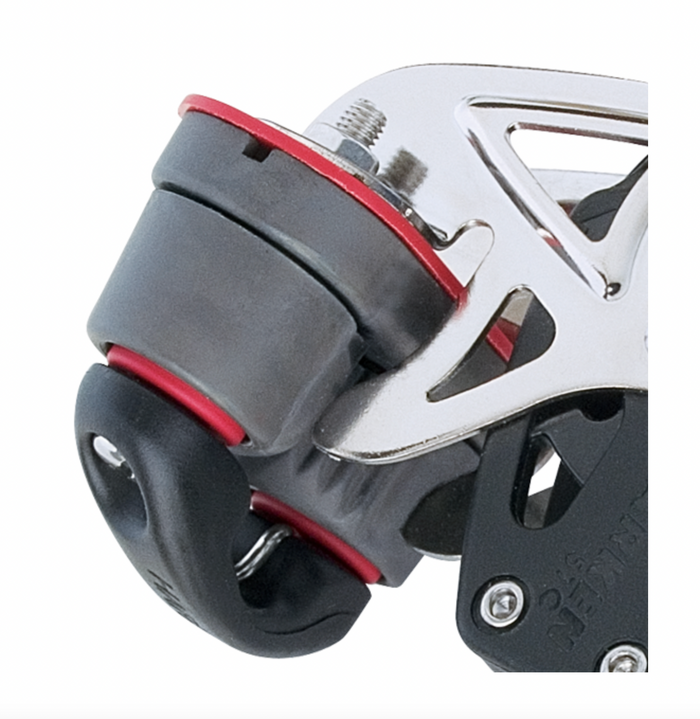 HARKEN 57mm Fiddle Block — Swivel, Becket, Cam Cleat