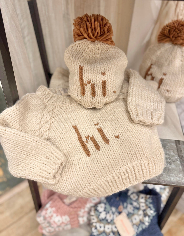 Hi Baby Crewneck Sweater