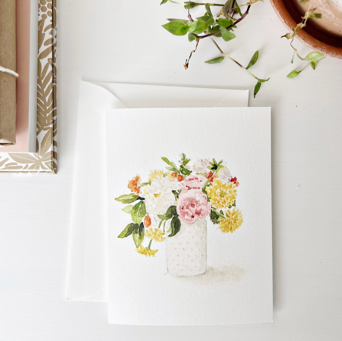 Hobnail Bouquet Notecards (Set of 8)