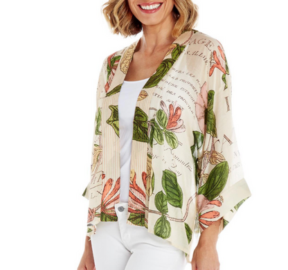 Honeysuckle Short Kimono